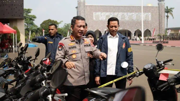 Enam Tersangka Curat Diamankan Ke Mapolda Banten, Tiga Pelaku Lainnya Masih DPO