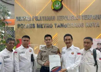 IKM Kota Tangerang Laporkan Abu Janda ke Polres Metro Tangerang
