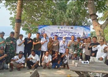 PEMBUKAAN - Suasana acara pembukaan tasyakuran dan ruwat laut Carita 2026, di salah satu hotel dan cottage di kawasan Carita, Rabu (10/6/2026). (ISTIMEWA)