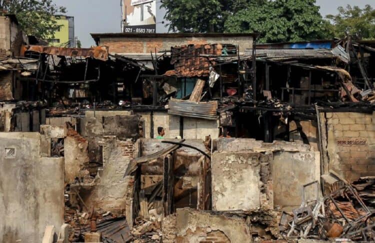 304 Bangunan Hangus Terbakar di Kemayoran, 620 Orang Mengungsi