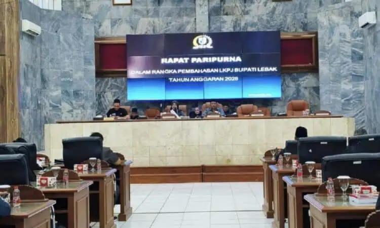 LKPJ Bupati Lebak 2025, Rendahnya Optimalisasi PAD Jadi Catatan DPRD