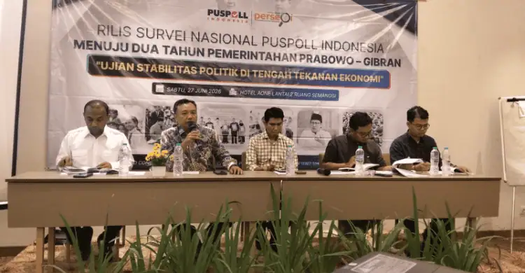 Hasil Survei Puspoll Indonesia Menunjukkan Tingkat Kepuasan Masyarakat ke Prabowo 64,8 Persen