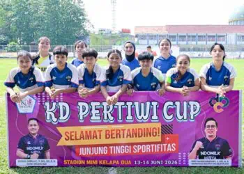 Pertama di Banten, Kecamatan Kelapa Dua Gelar Turnamen Sepakbola Wanita