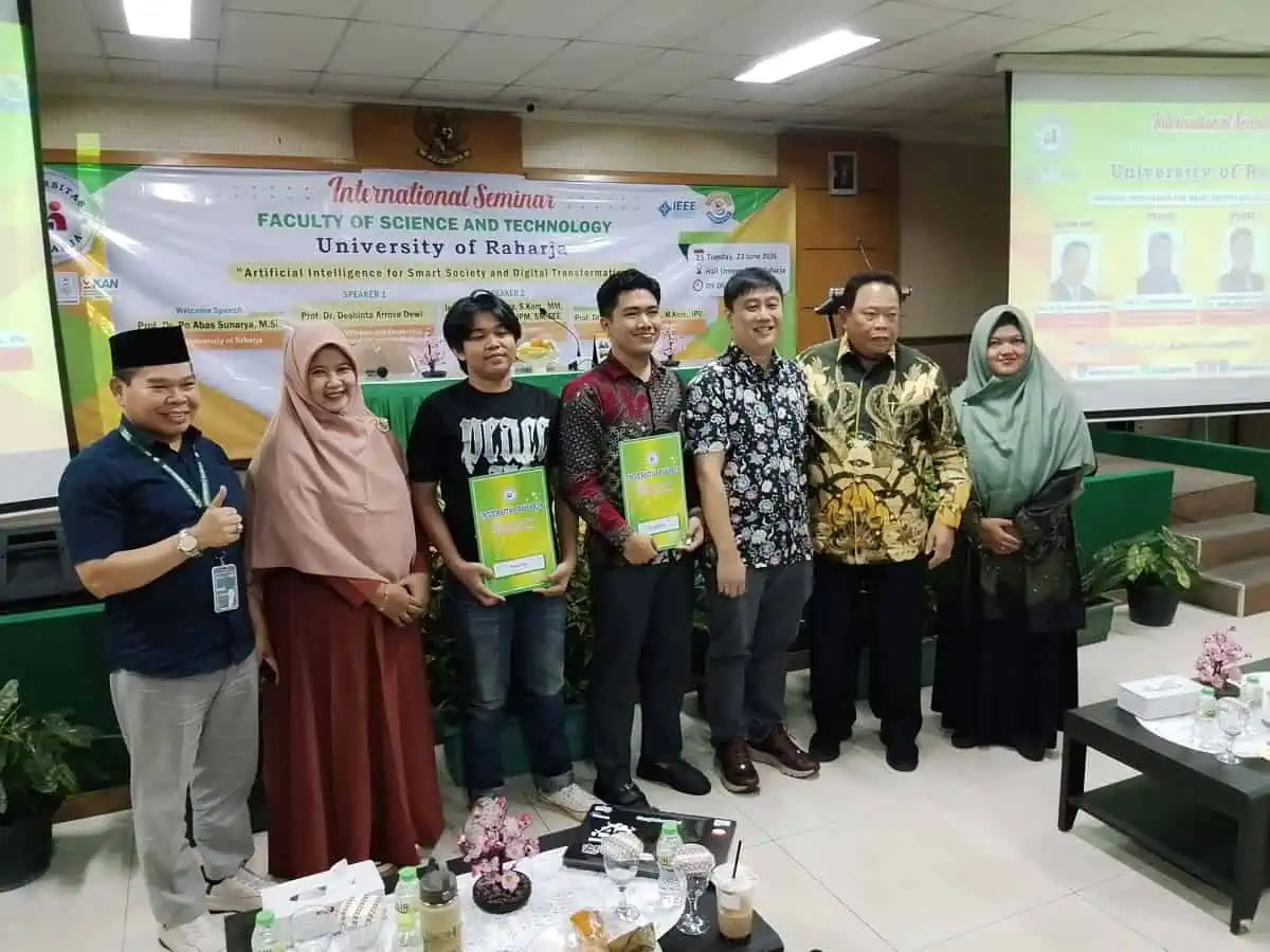 Universitas Raharja Tangerang Perkuat Daya Saing Mahasiswa Lewat Seminar Internasional AI