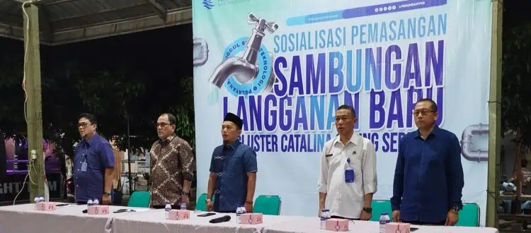 Perumdam Tirta Kerta Raharja Pastikan Garap Air Bersih Cluster Catalina