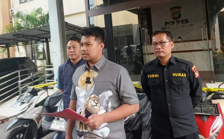 3 Hari Operasi Berantas Jaya, Polres Tangsel Ringkus 15 Tersangka Curanmor