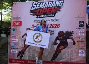 Bertandang ke Semarang, Atlet Sepatu Roda Kabupaten Tangerang Bawa Empat Emas