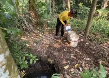 Sumur Mengering, Warga Lebak Rela Susuri Hutan Demi Setetes Air
