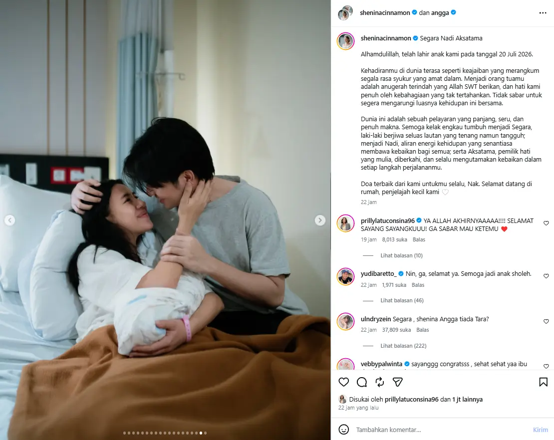 Selamat! Shenina Cinnamon Melahirkan Anak Pertama Selamat! Shenina Cinnamon Melahirkan Anak Pertama