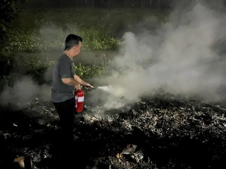 Ulah Orang Tak Bertanggung Jawab Nyaris Picu Kebakaran Besar di Neglasari