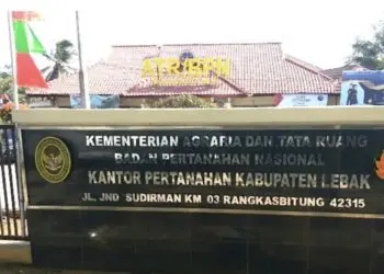 382 Ribu Bidang Tanah di Lebak Belum Punya Sertipikat