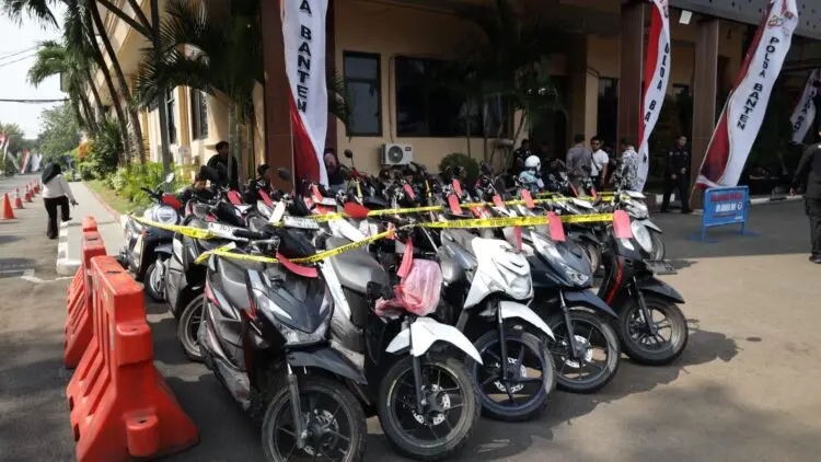Korban Pencurian Sepeda Motor Bisa Mengambil Kendaraannya Di Mapolda Banten, Ini Syaratnya