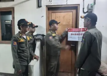 Diduga Jadi Tempat Prostitusi Online, Tiga Kamat Kontrakan di Sepatan Tangerang Disegel