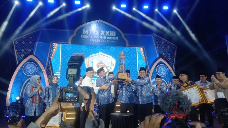 Kafilah Kabupaten Tangerang Beri Kado di Tengah Kebakaran