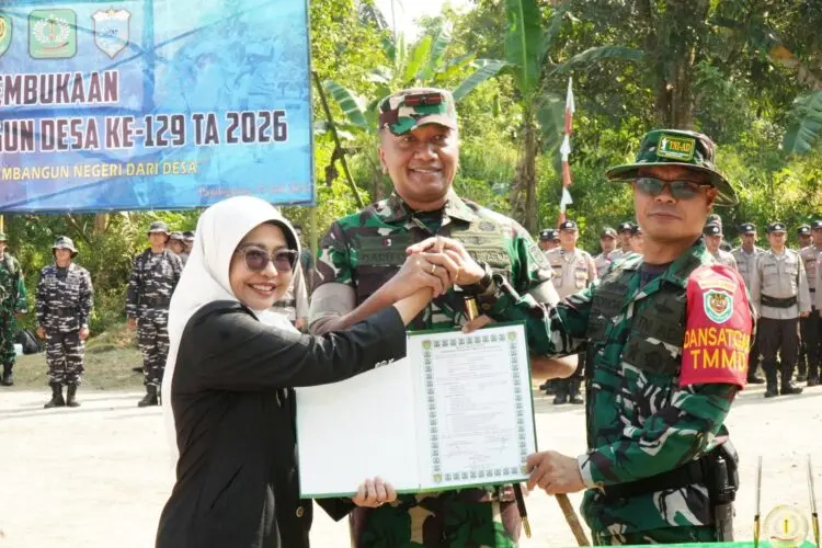 TMMD Ke-129 Digelar di Patia, Dandim 0601/Pandeglang: Lakukan Pembangunan Fisik dan Sosial