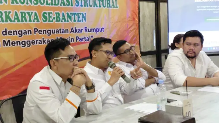 Jajaran pengurus DPW Partai Berkarya Provinsi Banten. (ISTIMEWA)