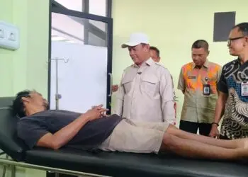 KUNJUNGAN - Wabup Serang Muhammad Najib Hamas, berkunjung ke Puskesmas Kibin, Kabupaten Serang, Kamis (16/7/2026). (ISTIMEWA)