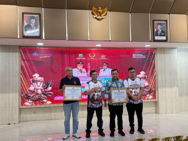 Total Hadiah Rp17 Juta Diperebutkan, 310 Pecatur Adu Strategi di Piala Bupati Tangerang 2026