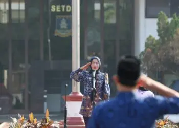 UPACARA HAN 2026 - Pelaksanaan upacara Hari Anak Nasional (HAN) tahun 2026, tingkat Kabupaten Serang, Kamis (23/7/2026). (ISTIMEWA)