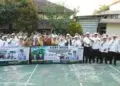 PELEPASAN - Bupati Pandeglang Raden Dewi Setiani, melepas peserta Madrasah Light Competition (MLC) Kabupaten Pandeglang, yang akan mengikuti kompetisi tingkat Provinsi Banten Tahun 2026, di Kantor Kementerian Agama (Kemenag) Kabupaten Pandeglang, Senin (27/7/2026). (ISTIMEWA)