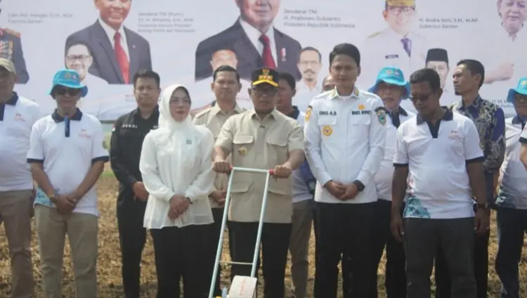 Bersama-sama Panen Raya Padi Seluas 1.500 Hektare di Carita Pandeglang