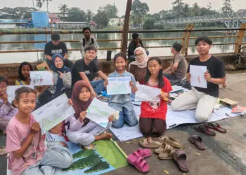 Perpustakaan Ecopark "Terbengkalai", Mahasiswa Buka Taman Baca