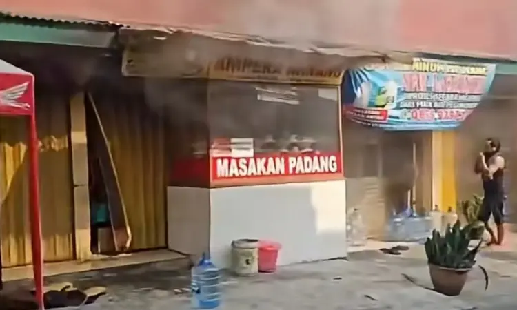 RM Padang di Ciledug Kebakaran, Kerugian Ditaksir Rp 150 Juta