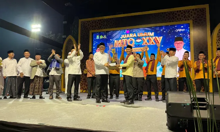 Tuan Rumah MTQ XXV 2026 Kota Tangerang Jadi Juara Umum