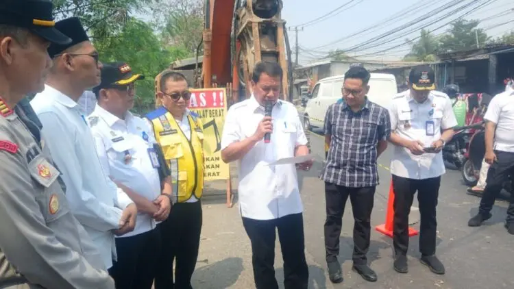 Dua Ruas Jalan di Tangerang Utara Direkonstruksi, Pemkab Tangerang Gelontorkan Rp50 Miliar