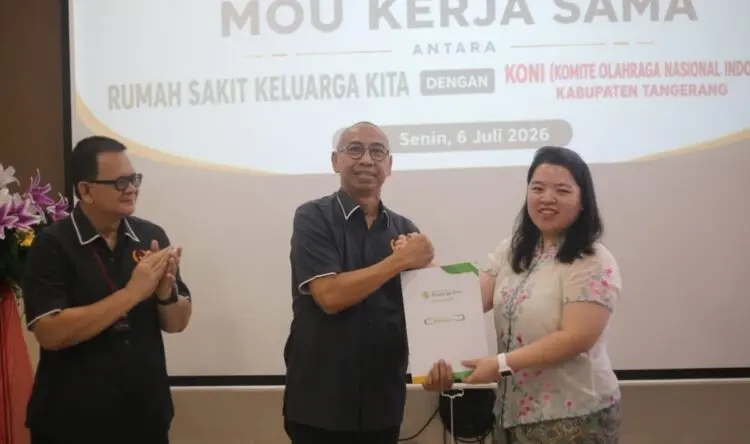 Beri Atlet Perlindungan, KONI Kabupaten Tangerang Gandeng RS Keluarga Kita