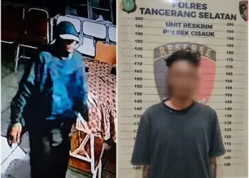 Maling Laptop di SMAN 2 Tangsel Ditangkap Polisi