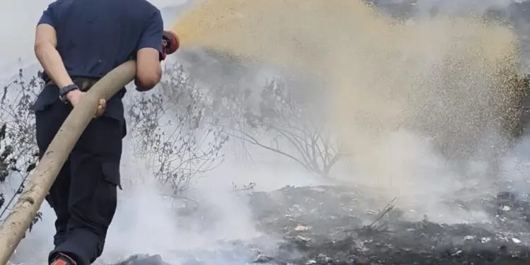 TPSA Dengung Lebak Kebakaran, Diduga dari Ulah Pembakaran Lahan