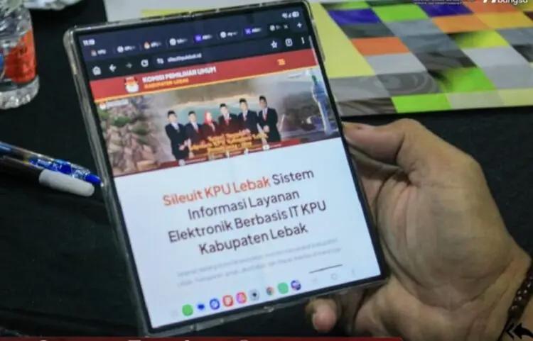 Aplikasi Sileuit KPU Lebak Masih Terkendala Jaringan