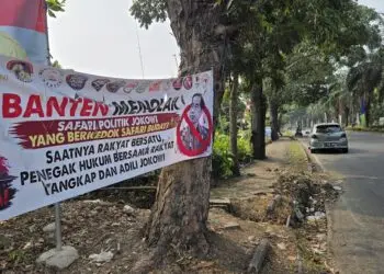 Spanduk Penolakan Safari Jokowi Bermunculan di Kabupaten Tangerang