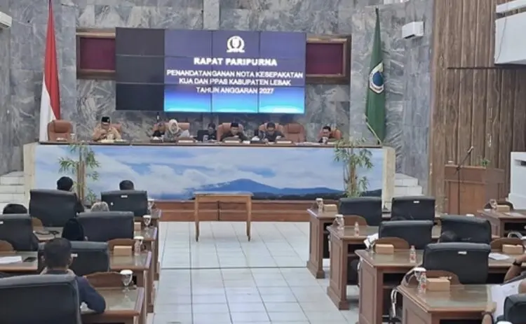 KUA-PPAS 2027 Disepakati, DPRD Lebak Dorong Infrastruktur Jadi Prioritas