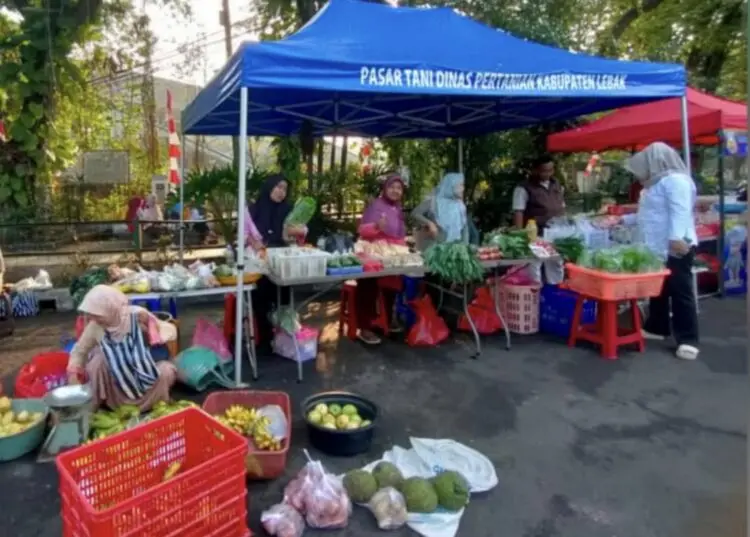Pasar Tani, Jurus Distan Perluas Pasar Petani Lebak
