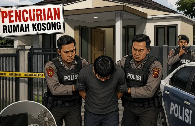 Buron Pencuri Rumah Kosong Diciduk di Kota Tangerang