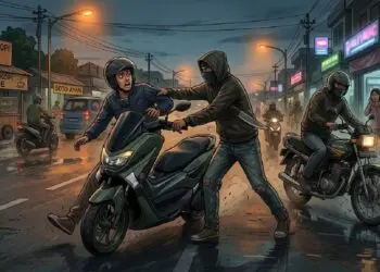 Tukang Antar Jemput Anak Dibegal Enam Orang Bersenjata Celurit di Ciater
