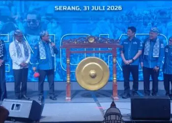 MUSDA PARTAI DEMOKRAT -- DPD Partai Demorkat Banten, melaksanakan Musda V, Jumat (31/7/2026) lalu. (ADIB FAHRI/SATELITNEWS.COM)