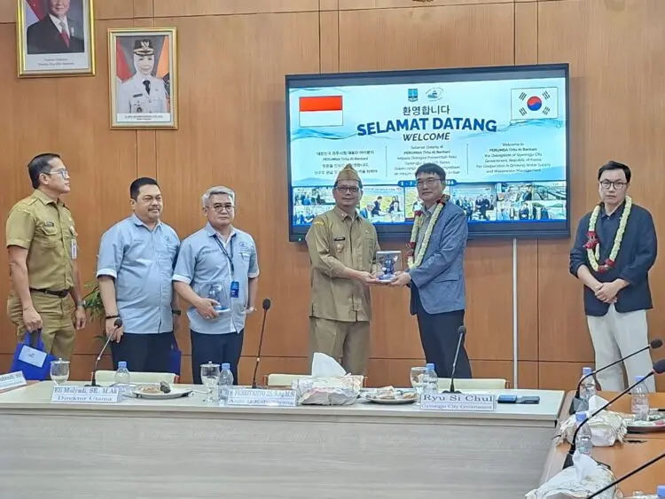 Kerjasama SPAM, Delegasi Korea Selatan Kunjungi PDAM Kabupaten Serang