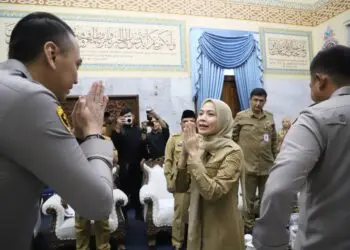 RAKOR - Bupati Serang Ratu Rahmatuzakiyah, menggelar Rapat Koordinasi (Rakor) dengan Forkopimda, membahas berbagai hal. (ISTIMEWA)