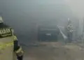 Diduga Akibat Bakar Sampah, Gudang Wifi di Kresek Terbakar