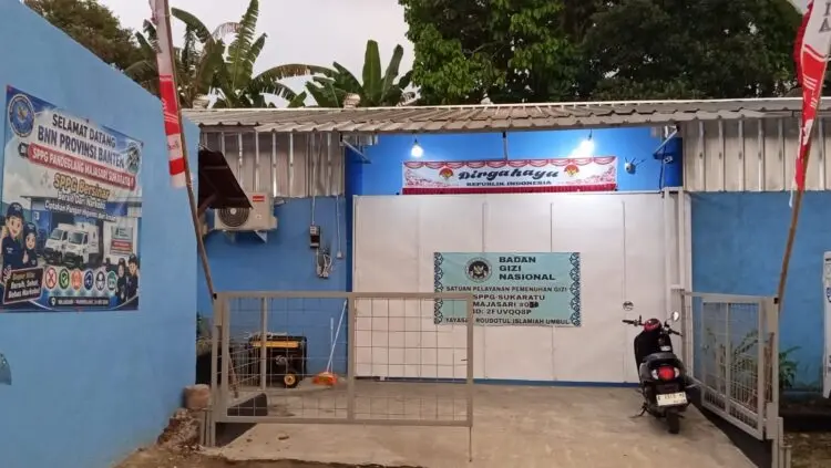 BERHENTI BEROPERASI -- SPPG Sukaratu Majasari 06, Kabupaten Pandeglang, berhenti beroperasi sementara. (ISTIMEWA)
