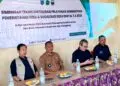 BIMTEK - KKN Unma Banten bekerjasama dengan Diskominfosantik Kabupaten Pandeglang, memberikan bimbingan teknis kepada aparatur Desa Weru, Kecamatan Sukaresmi, untuk lebih mengembangkan digitalisasi. (ISTIMEWA)