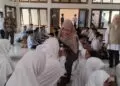 PEMBINAAN -- Bupati Dewi saat menghadiri acara Pembinaan dan Pengembangan UKS (Usaha Kesehatan Sekolah) dan Poskestren (Pos Kesehatan Pesantren), di Pondok Pesantren (Ponpes) Al-Ikhsan Kadomas, Kecamatan Pandeglang, Rabu (12/8/2026). (ISTIMEWA)