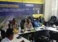SIDANG : Komisi II TPKSDA melakukan sidang Pendayagunaan dan Sistem Informasi Sumber Daya Air TKPSDA Provinsi Banten di Aula Rapat PUPR Banten. (ISTIMEWA)