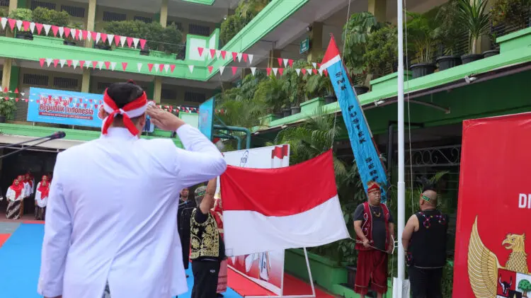 Euforia Warga Pondok Jagung Meriahkan HUT Kemerdekaan Republik Indonesia Ke-81 Dengan Upacara Bendera