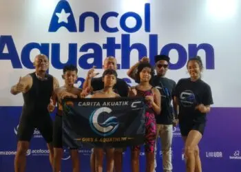 Tiga Atlet Carita Akuatik Tampil di Aquathlon Ancol 2026