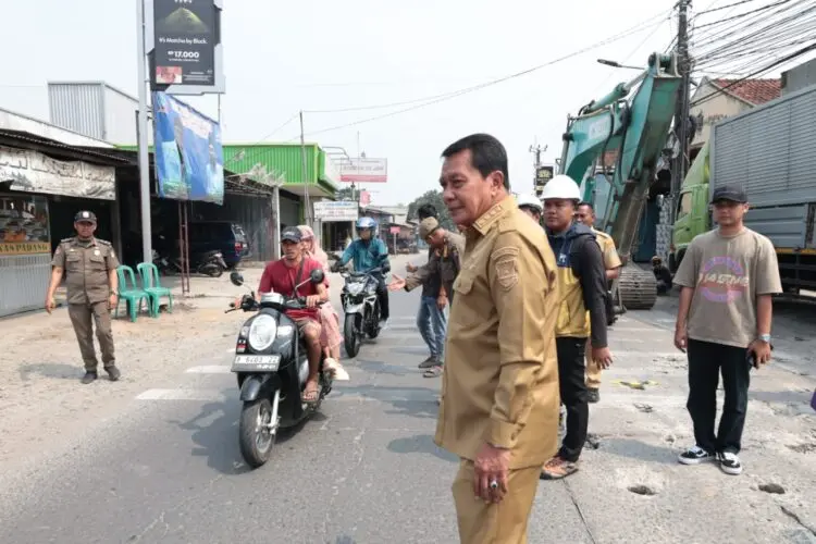 Bupati Tangerang Targetkan Rekonstruksi Jalan Cangkudu–Cisoka Rampung Akhir 2026