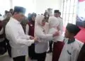 MPLS -- Bupati Pandeglang Raden Dewi Setiani, mendampingi Wakil Gubernur (Wagub) Banten Achmad Dimyati Natakusumah, meninjau kegiatan MPLS di Sekolah Rakyat Terpadu (SRT) Kecamatan Cadasari, Kabupaten Pandeglang, Jumat (28/8/2026). (ISTIMEWA)